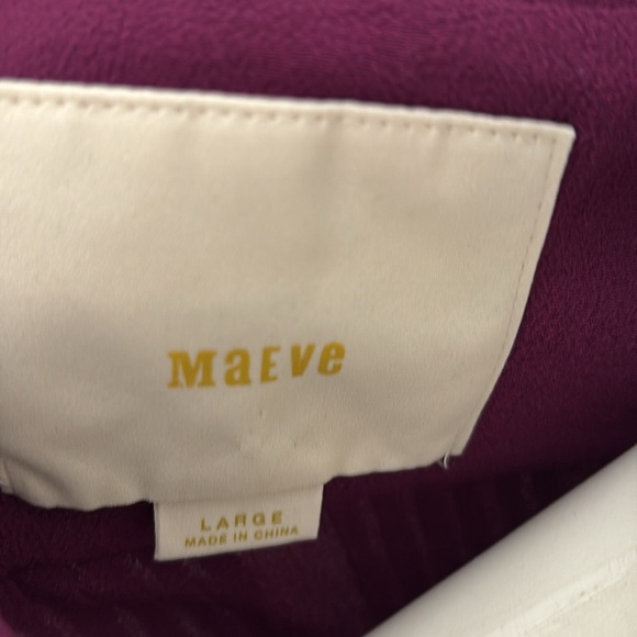 ANTHROPOLOGIE Maeve Galina dress purple sangría - Picture 6 of 7